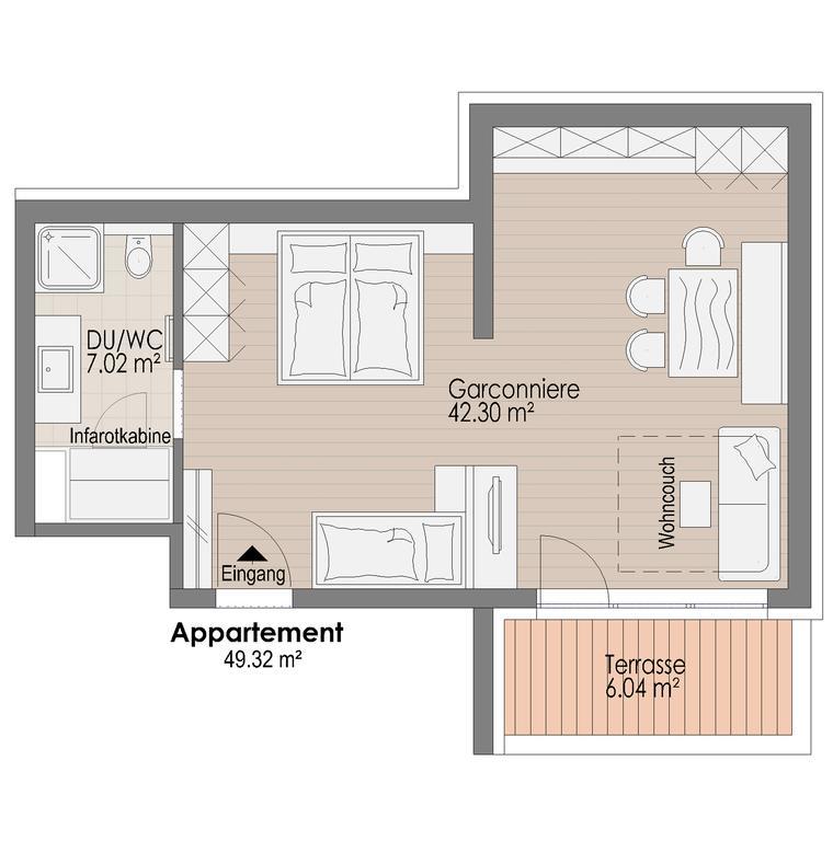Lux Appartements Ischgl Ruang foto
